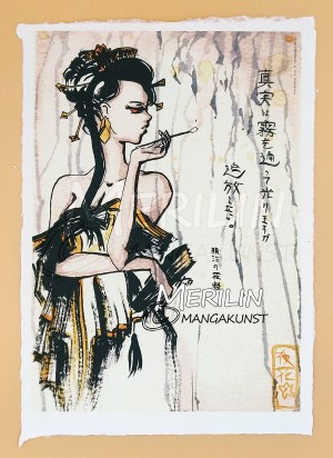 mangakunst_a4_kurtisane